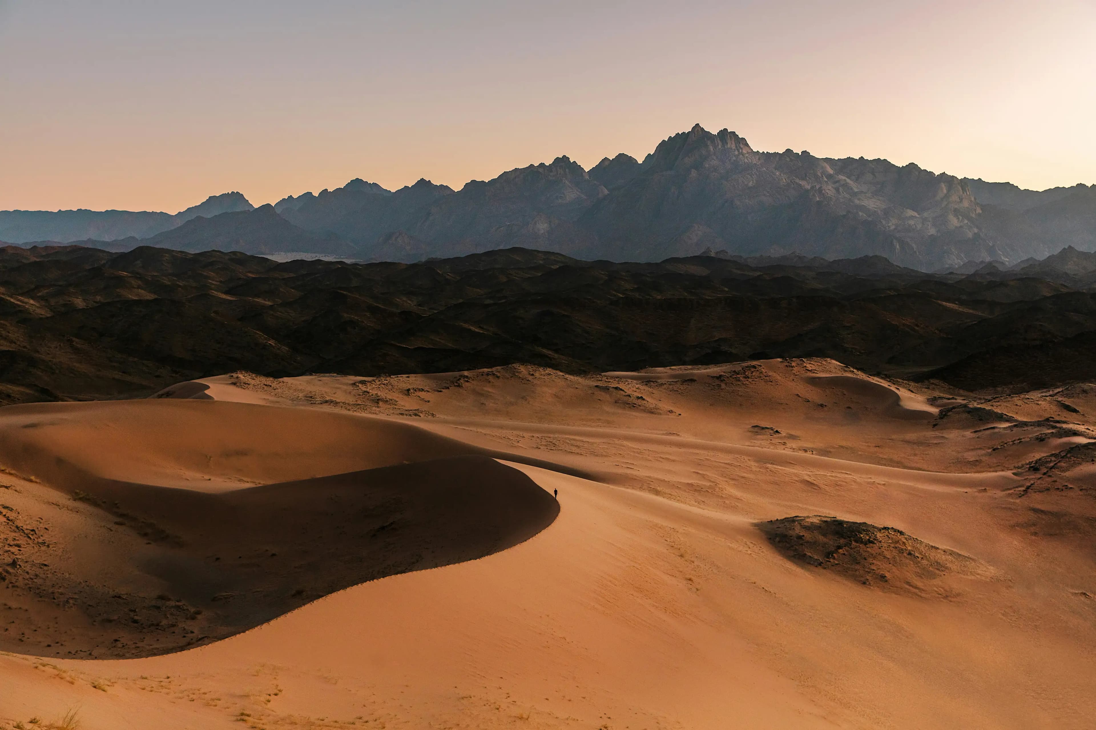dunes in the desert